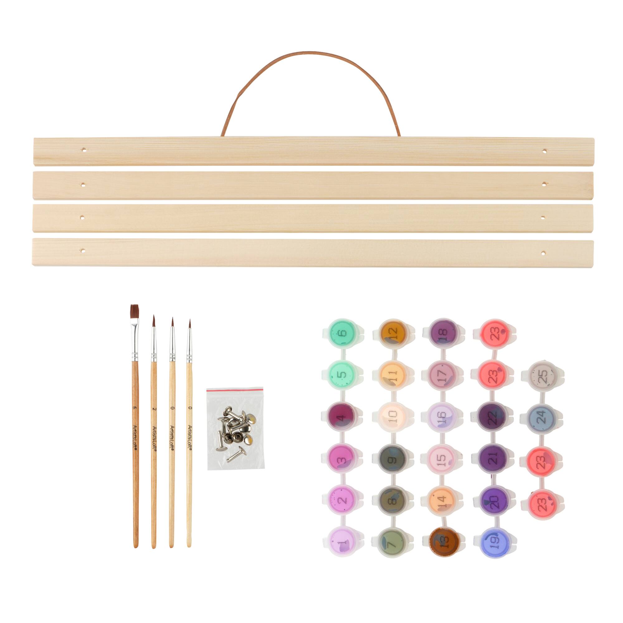16" x 20" Pink Jungle Mushroom Paint-by-Number Kit by Artist's Loft®